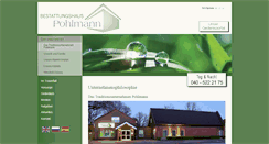 Desktop Screenshot of pohlmann-bestattungen.de